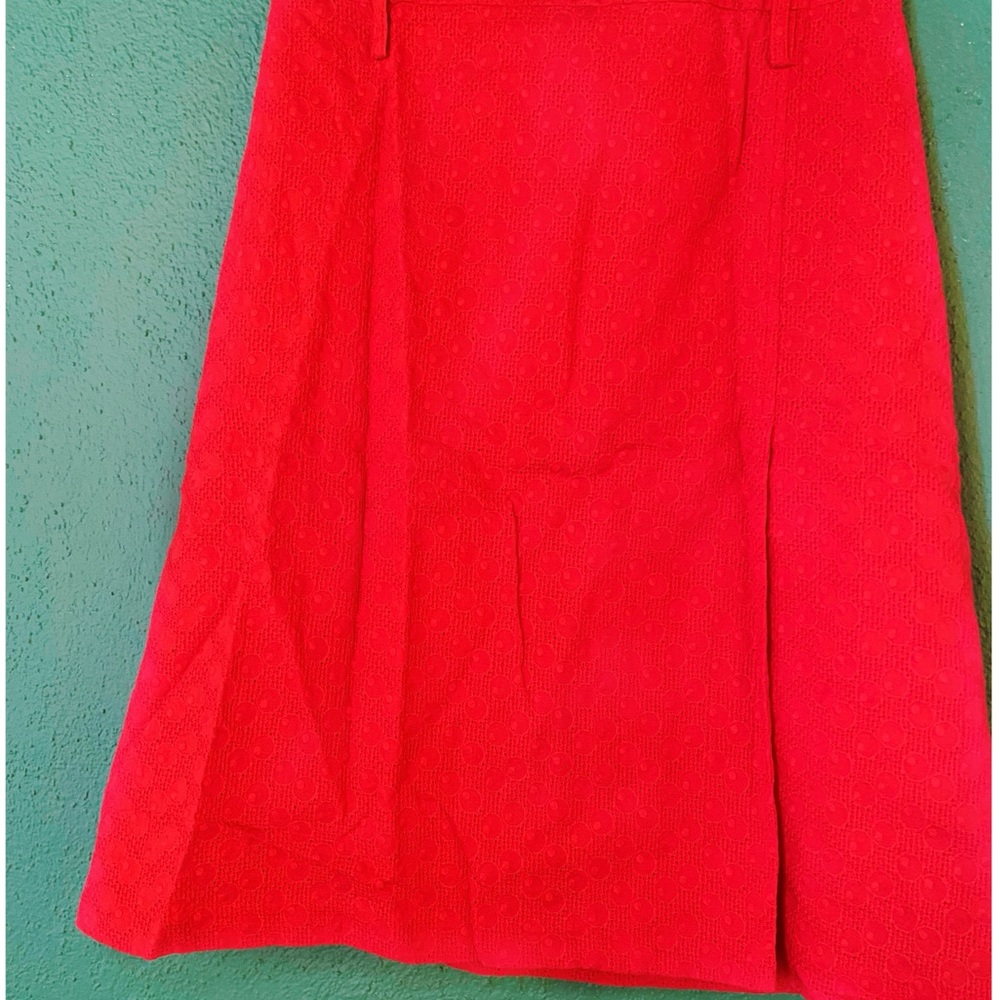 Express red skirt
